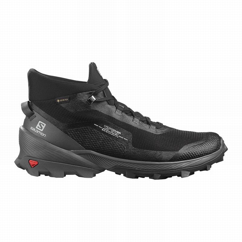 Zapatillas Trekking Salomon Hombre Negras - Salomon Argentina CROSS OVER CHUKKA GORE-TEX ,204371-QHD